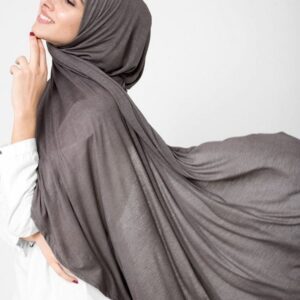 pashmina viscose dark grey